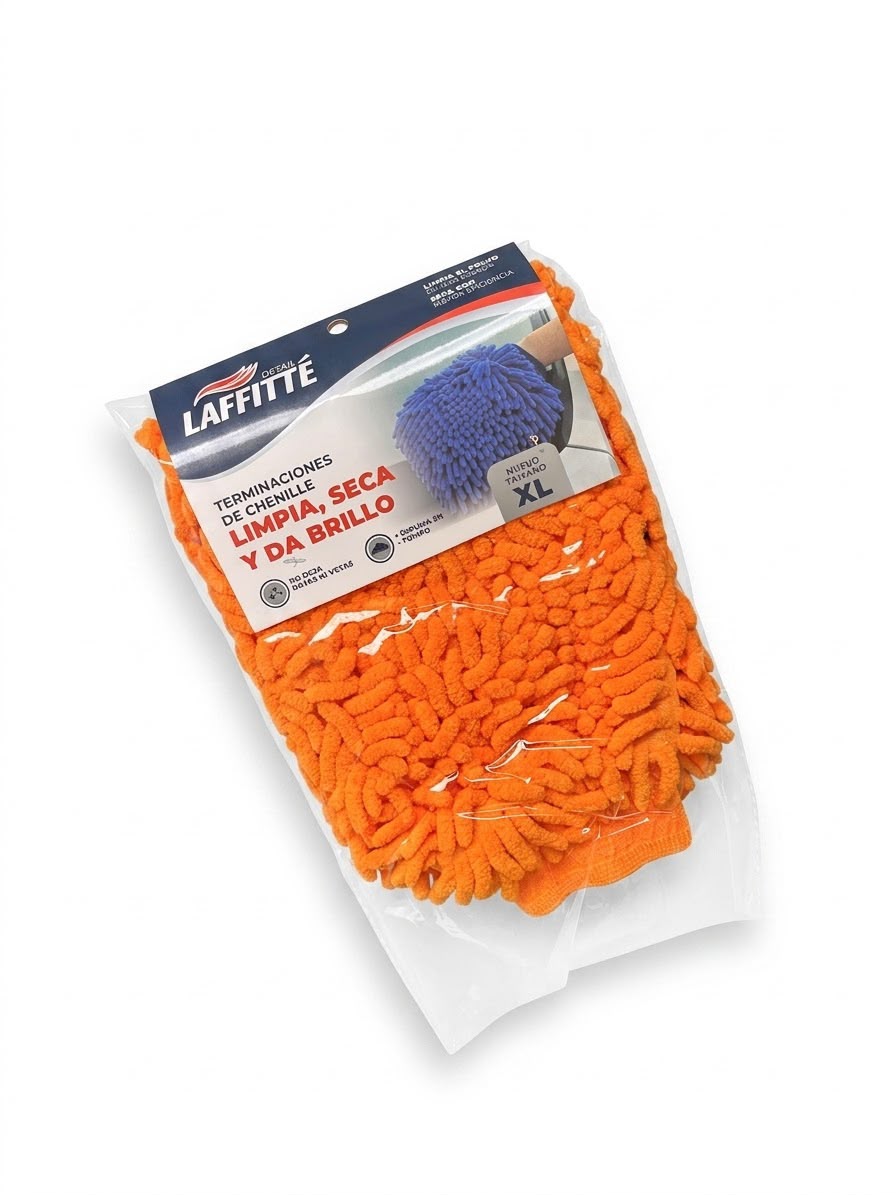 Guante De Microfibra De lavado XL Naranja